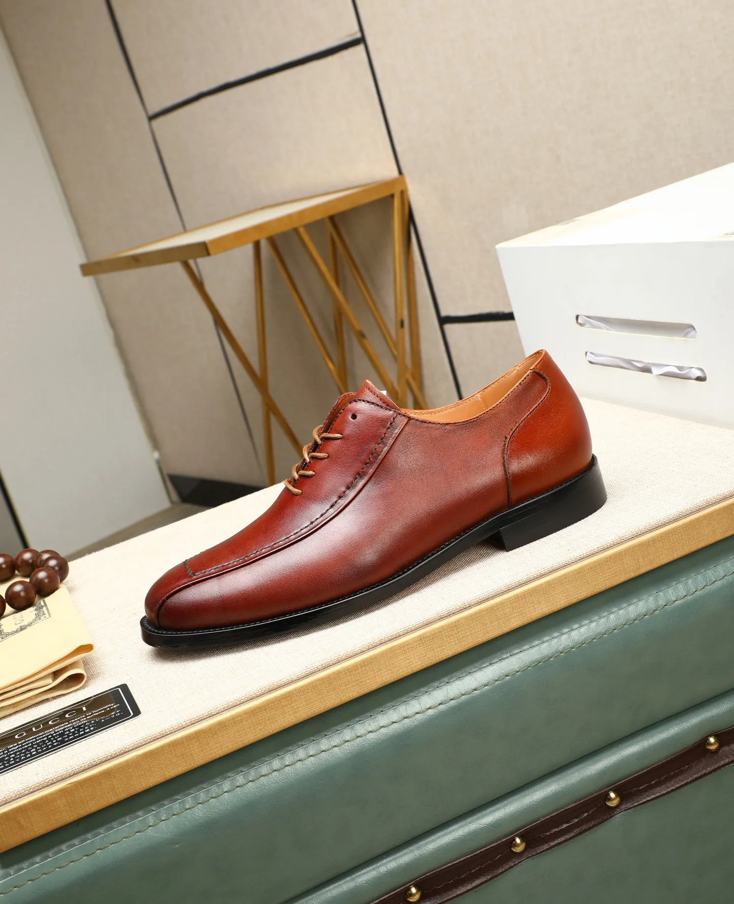 Men's men's shoes💰520📛📛Original (water-dyed cow lining) Gucci GUCCI official website formal shoes🌀 Italian🇮🇹imported cowhide➕top imported water-dyed cowhide lining💋Finely handmade original bottom, the real thing looks better when photographed in person Standard size 38-44
